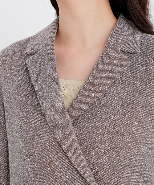 N.(N. Natural Beauty Basic)(エヌエヌナチュラルビューティーベーシック)の「ネップツイードジャケット(テーラードジャケット・レディース・ブラウン系その他/ブラック系その他2・フリ-)」の17枚目の写真