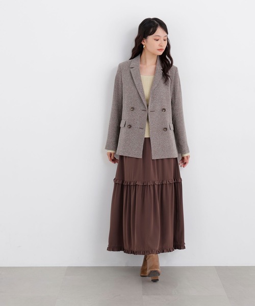 N.(N. Natural Beauty Basic)(エヌエヌナチュラルビューティーベーシック)の「ネップツイードジャケット(テーラードジャケット・レディース・ブラウン系その他/ブラック系その他2・フリ-)」の3枚目の写真