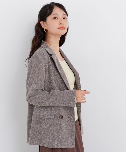 N.(N. Natural Beauty Basic)(エヌエヌナチュラルビューティーベーシック)の「ネップツイードジャケット(テーラードジャケット・レディース・ブラウン系その他/ブラック系その他2・フリ-)」の21枚目の写真