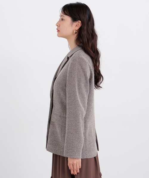 N.(N. Natural Beauty Basic)(エヌエヌナチュラルビューティーベーシック)の「ネップツイードジャケット(テーラードジャケット・レディース・ブラウン系その他/ブラック系その他2・フリ-)」の15枚目の写真