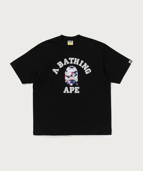 A BATHING APE（アベイシングエイプ）の「STA STRIKE CAMO COLLEGE RELAXED FIT TEE（Tシャツ/カットソー・メンズ・レッド/ホワイト/ブラック/ブルー・X-LARGE/MEDIUM/SMALL/XX-LARGE/LARGE）」の3枚目の写真