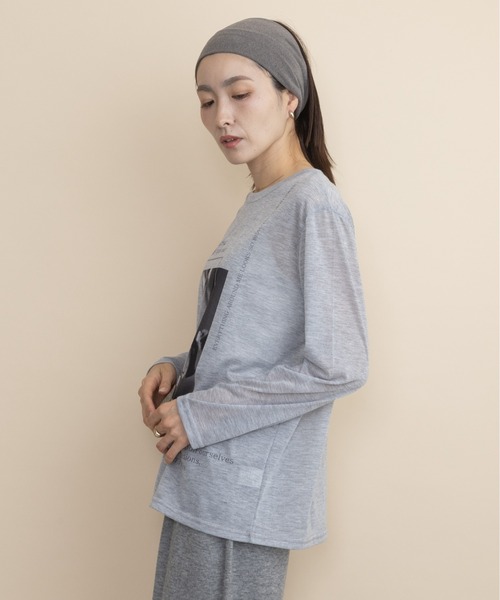 lodie(ロディ)の「フォトプリント シアーロンT(Tシャツ/カットソー・レディース・グレー/オレンジ/ミント・FREE)」の12枚目の写真