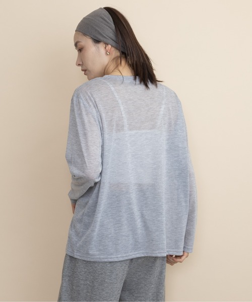 lodie(ロディ)の「フォトプリント シアーロンT(Tシャツ/カットソー・レディース・グレー/オレンジ/ミント・FREE)」の13枚目の写真
