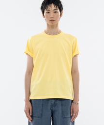 BASEMOMENT（ベースモーメント）の「レイヤードエッセンシャルTシャツイエロー（Tシャツ/カットソー）」