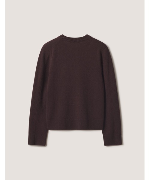 Maison Kitsune(メゾンキツネ)の「FOX HEAD LAMBSWOOL COMFORT JUMPER(ニット/セーター・レディース・ブラウン・XL/L/M/S/XS)」の2枚目の写真