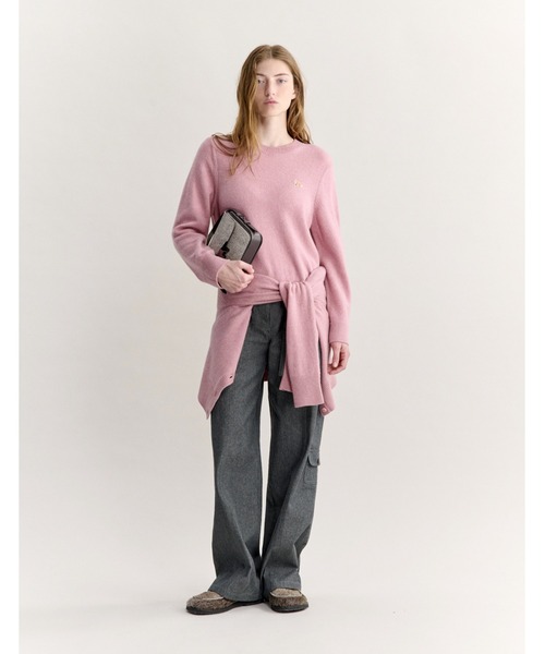 Maison Kitsune(メゾンキツネ)の「FOX HEAD LAMBSWOOL COMFORT JUMPER(ニット/セーター・レディース・ブラウン・XL/L/M/S/XS)」の5枚目の写真