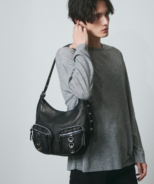 DAZE（デイズ）の「【本革】ショルダーバッグ / ワンショルダー（ショルダーバッグ・メンズ・ブラック・ONE SIZE）」の11枚目の写真