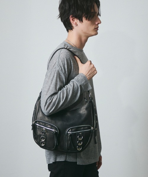 DAZE（デイズ）の「【本革】ショルダーバッグ / ワンショルダー（ショルダーバッグ・メンズ・ブラック・ONE SIZE）」の12枚目の写真