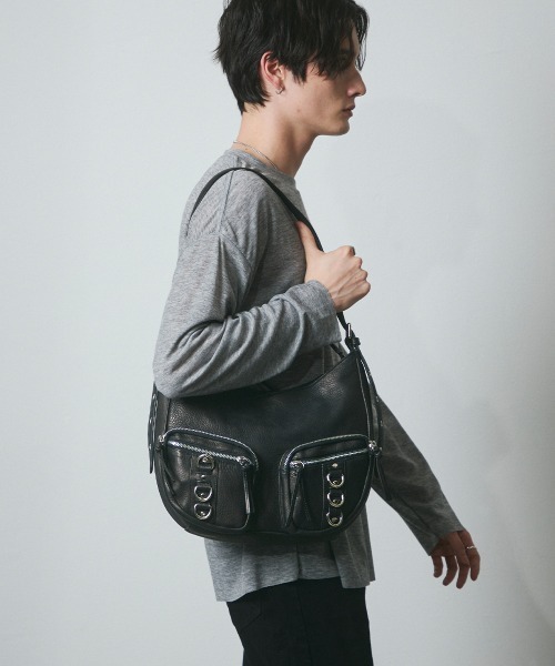 DAZE（デイズ）の「【本革】ショルダーバッグ / ワンショルダー（ショルダーバッグ・メンズ・ブラック・ONE SIZE）」の13枚目の写真
