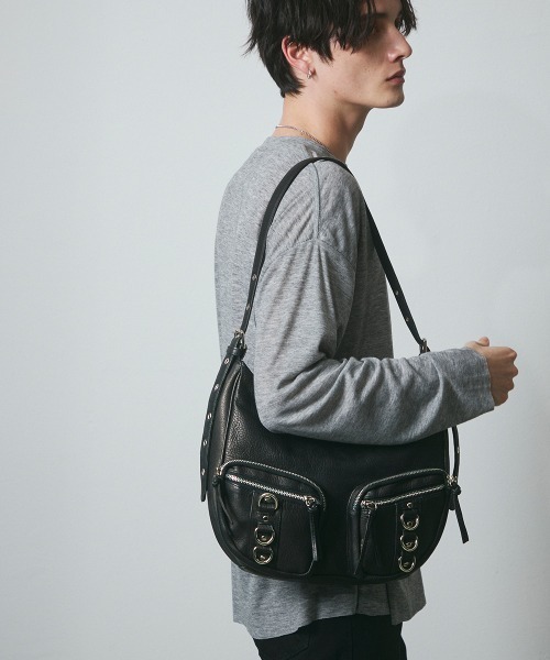 DAZE（デイズ）の「【本革】ショルダーバッグ / ワンショルダー（ショルダーバッグ・メンズ・ブラック・ONE SIZE）」の14枚目の写真
