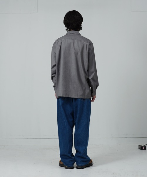 jiggys shop(ジギーズショップ)の「オーバーサイズTRオープンカラーシャツ(シャツ/ブラウス・メンズ・グレー/ブラック・SMALL/MEDIUM/LARGE)」の17枚目の写真