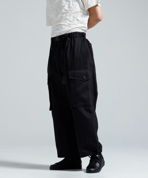 Y-3(ワイスリー)の「Y-3 TWILL PANTS(カーゴパンツ・メンズ・ブラック・X-SMALL/SMALL/LARGE)」の2枚目の写真
