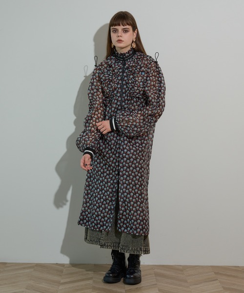 anna sui nyc(アナ スイ エヌ ワイ シー)の「MARY ドレスブルゾン(ブルゾン・レディース・ブラウン/ブラック・FREE)」の7枚目の写真
