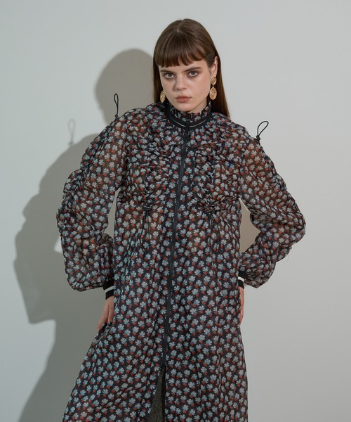 anna sui nyc(アナ スイ エヌ ワイ シー)の「MARY ドレスブルゾン(ブルゾン・レディース・ブラウン/ブラック・FREE)」の11枚目の写真