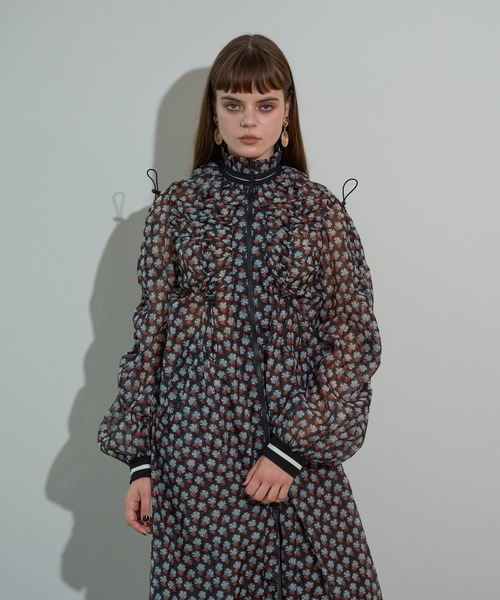 anna sui nyc(アナ スイ エヌ ワイ シー)の「MARY ドレスブルゾン(ブルゾン・レディース・ブラウン/ブラック・FREE)」の12枚目の写真