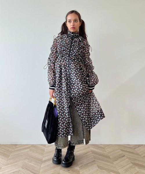 anna sui nyc(アナ スイ エヌ ワイ シー)の「MARY ドレスブルゾン(ブルゾン・レディース・ブラウン/ブラック・FREE)」の13枚目の写真