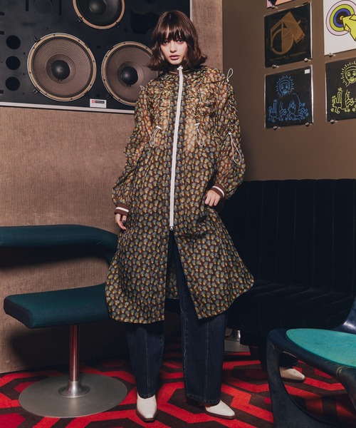 anna sui nyc(アナ スイ エヌ ワイ シー)の「MARY ドレスブルゾン(ブルゾン・レディース・ブラウン/ブラック・FREE)」の18枚目の写真