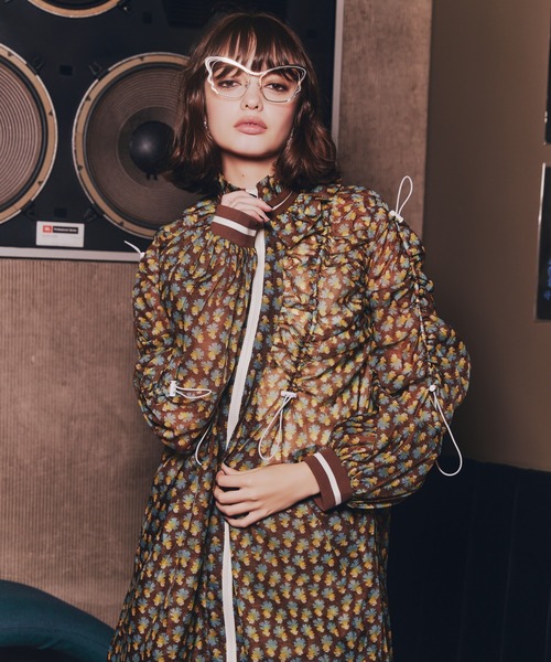 anna sui nyc(アナ スイ エヌ ワイ シー)の「MARY ドレスブルゾン(ブルゾン・レディース・ブラウン/ブラック・FREE)」の21枚目の写真
