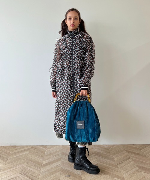 anna sui nyc(アナ スイ エヌ ワイ シー)の「MARY ドレスブルゾン(ブルゾン・レディース・ブラウン/ブラック・FREE)」の14枚目の写真