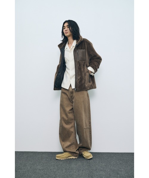 AZUL by moussy(アズールバイマウジー)の「ウェスタンコーデュロイシャツ 秋服 冬服 春服 レオパード ヒョウ柄 豹柄 無地(シャツ/ブラウス・メンズ・ホワイト/ブラック/ベージュ系その他・MEDIUM/LARGE)」の15枚目の写真