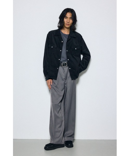 AZUL by moussy(アズールバイマウジー)の「ウェスタンコーデュロイシャツ 秋服 冬服 春服 レオパード ヒョウ柄 豹柄 無地(シャツ/ブラウス・メンズ・ホワイト/ブラック/ベージュ系その他・MEDIUM/LARGE)」の22枚目の写真
