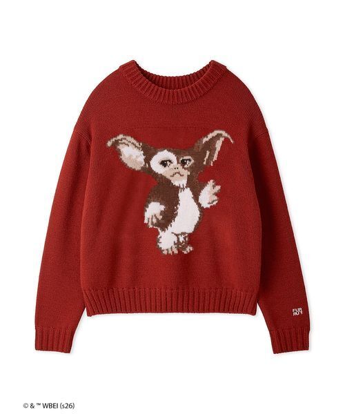 FURFUR(ファーファー)の「【GREMLINS】ジャガードニット(ニット/セーター・レディース・アイボリー/レッド/ネイビー・F)」の4枚目の写真
