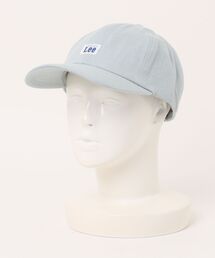Lee（リー）の「Lee（リー）ブランドロゴピスネームワンポイント コットンツイル・デニムキャップ（キャップ）」