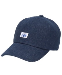 Lee（リー）の「Lee（リー）ブランドロゴピスネームワンポイント コットンツイル・デニムキャップ（キャップ）」