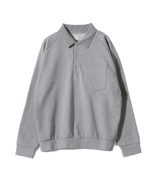HORLISUN(ホーリーサン)の「Sugarpine Raglan Collar Sweatshirt Melange Gray(スウェット・メンズ・その他・SMALL/MEDIUM/LARGE)」の1枚目の写真