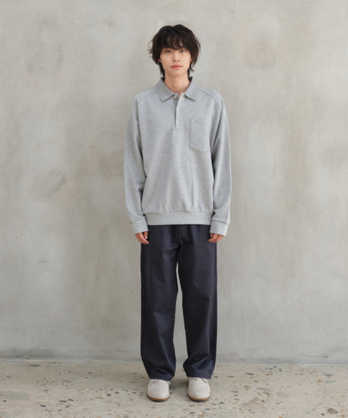 HORLISUN(ホーリーサン)の「Sugarpine Raglan Collar Sweatshirt Melange Gray(スウェット・メンズ・その他・SMALL/MEDIUM/LARGE)」の3枚目の写真