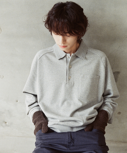 HORLISUN(ホーリーサン)の「Sugarpine Raglan Collar Sweatshirt Melange Gray(スウェット・メンズ・その他・SMALL/MEDIUM/LARGE)」の9枚目の写真