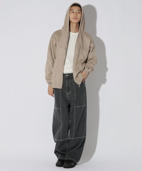 LAKOLE(ラコレ)の「スエードラインZIPパーカー / 812831(パーカー・メンズ・ブルー/ベージュ/チャコール・X-LARGE/MEDIUM/LARGE)」の22枚目の写真