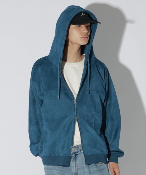 LAKOLE(ラコレ)の「スエードラインZIPパーカー / 812831(パーカー・メンズ・ブルー/ベージュ/チャコール・X-LARGE/MEDIUM/LARGE)」の6枚目の写真