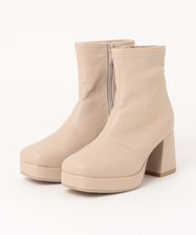 JOLI ENCORE(FR) ジョリー・アンコール  STRETCH SHORT BOOTS 7.5 ストレッチショートブーツ7.5 JE-52 CREAM