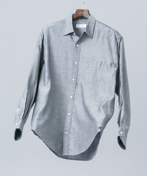 URBAN RESEARCH ROSSO MEN(アーバンリサーチロッソメン)の「アーバンリラックスウールシャツ(シャツ/ブラウス・メンズ・ブルー系その他/アイボリー/チェック/ネイビー・SMALL/X-LARGE/LARGE/MEDIUM)」の4枚目の写真