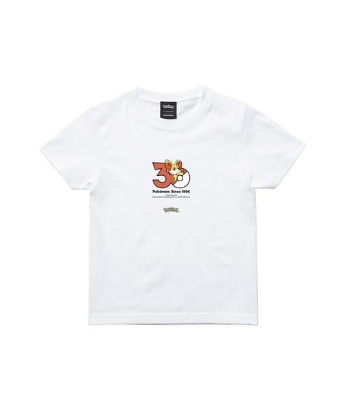 ZOZOSPOT(ゾゾスポット)の「Pokemon 30th Anniversary 1025 T-shirt 「フォッコ」(Tシャツ/カットソー・レディース・ホワイト・SMALL/MEDIUM/LARGE/X-LARGE/XX-LARGE/XXX-LARGE/100cm/110cm/120cm/130cm/140cm/150cm/160cm)」の2枚目の写真