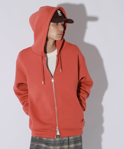 LAKOLE(ラコレ)の「AIRダンボールZIPパーカー / 1071375(パーカー・メンズ・グレー/ブラック/セージグリーン/オレンジ・LARGE/MEDIUM)」の4枚目の写真