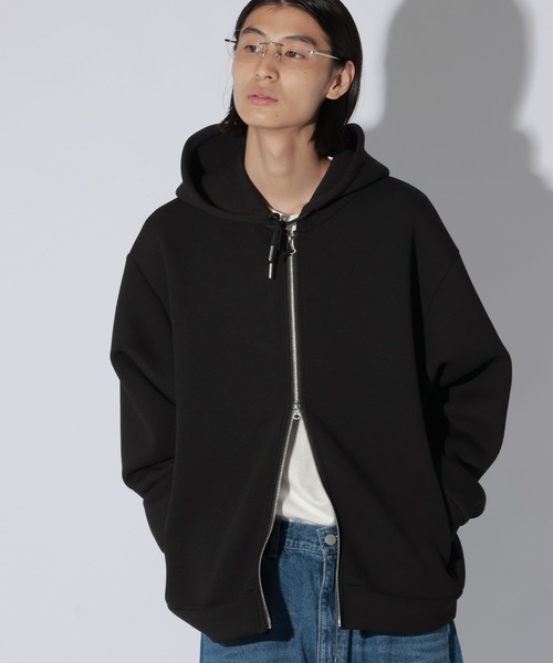 LAKOLE(ラコレ)の「AIRダンボールZIPパーカー / 1071375(パーカー・メンズ・グレー/ブラック/セージグリーン/オレンジ・LARGE/MEDIUM)」の2枚目の写真