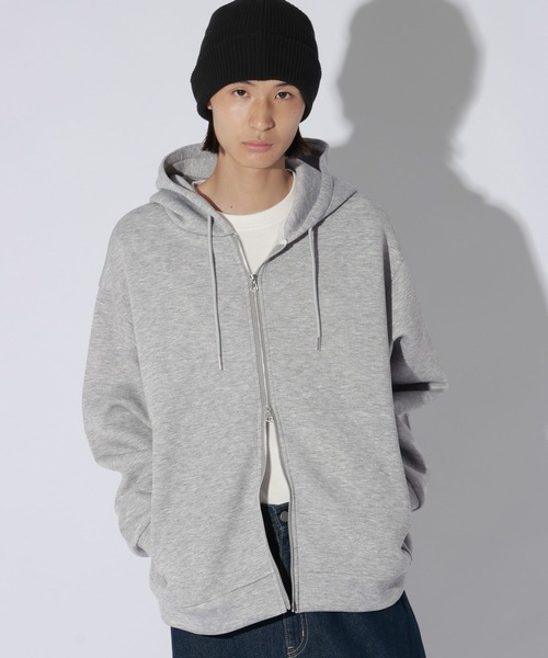 LAKOLE(ラコレ)の「AIRダンボールZIPパーカー / 1071375(パーカー・メンズ・グレー/ブラック/セージグリーン/オレンジ・LARGE/MEDIUM)」の7枚目の写真