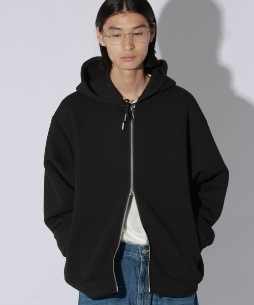 LAKOLE(ラコレ)の「AIRダンボールZIPパーカー / 1071375(パーカー・メンズ・グレー/ブラック/セージグリーン/オレンジ・LARGE/MEDIUM)」の16枚目の写真