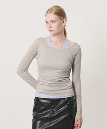 <NICE WEATHER>レイヤード カットソー