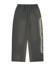 SUNFADE BLUR LOGO SWEAT PANTS charcoal