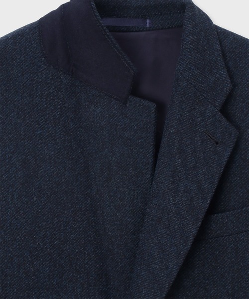 Paul Smith(ポールスミス)の「"Wool Twill" 2Bジャケット / 263191 2339(テーラードジャケット・メンズ・ネイビー/ダークグリーン・SMALL/L2/X-LARGE/LARGE/MEDIUM)」の4枚目の写真