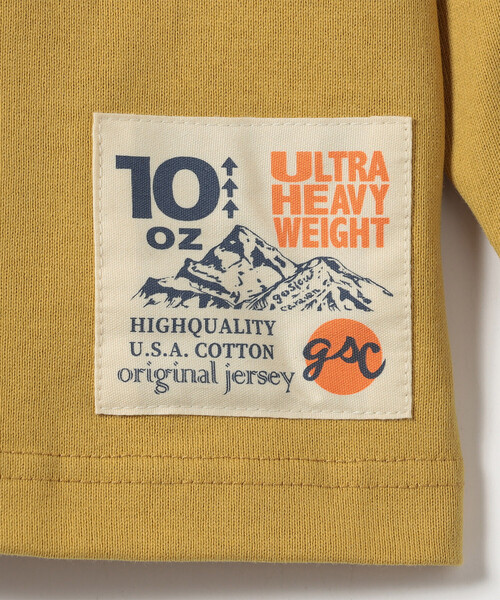 go slow caravan(ゴースローキャラバン)の「go slow caravan/ゴースローキャラバン USAコットン バリスタ猫 ロングスリーブTシャツ(Tシャツ/カットソー・メンズ・マスタード/ナチュラル・5/4/3/2)」の7枚目の写真