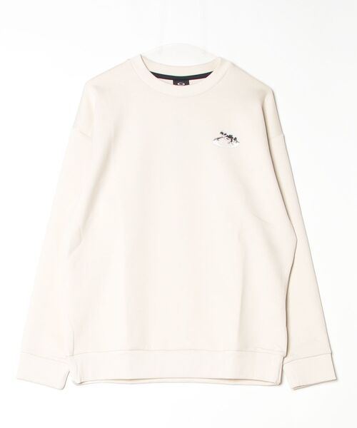OAKLEY(オークリー)の「オークリー OAKLEY BORDERLESS FLEECE CREW CHILL(その他トップス・メンズ・オフホワイト/ブルーグレー/チャコールグレー・S/M/3L/L/LL)」の1枚目の写真
