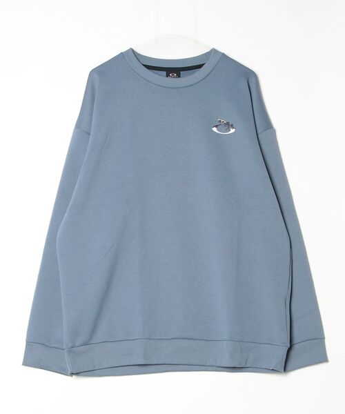 OAKLEY(オークリー)の「オークリー OAKLEY BORDERLESS FLEECE CREW CHILL(その他トップス・メンズ・オフホワイト/ブルーグレー/チャコールグレー・S/M/3L/L/LL)」の3枚目の写真