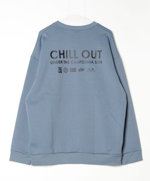 OAKLEY(オークリー)の「オークリー OAKLEY BORDERLESS FLEECE CREW CHILL(その他トップス・メンズ・オフホワイト/ブルーグレー/チャコールグレー・S/M/3L/L/LL)」の5枚目の写真