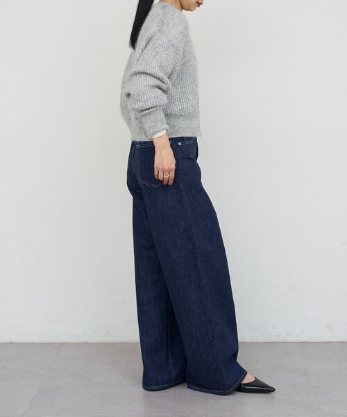 russet(ラシット)の「《キッドモヘア》ラメニットカーディガン(カーディガン/ボレロ・レディース・ベージュ/ライトグレー・FREE)」の3枚目の写真