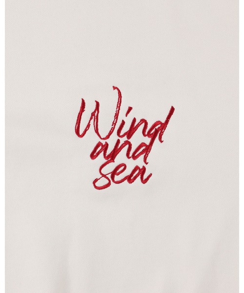 WIND AND SEA（ウィンダンシー）の「【ZOZO限定カラー】Heart logo sweatshirt（スウェット・レディース・ホワイト・MEDIUM/SMALL/X-LARGE/LARGE）」の4枚目の写真