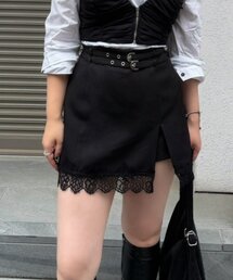 Mavie..7 | 【Mavie..7】裾レースベルト付スカパン(スカート)